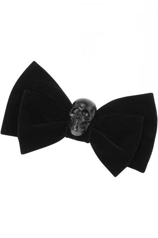 Bow Down Barrette - Black