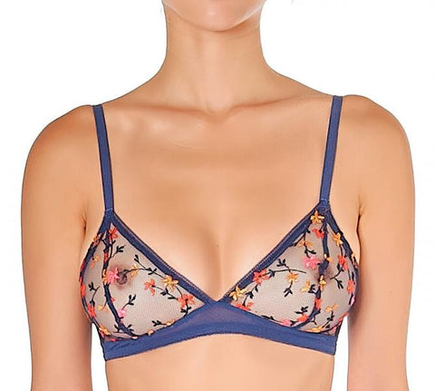 Night Fever Bralette - Navy -