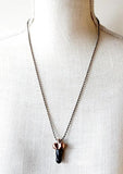 Obsidian Lil' Pecker Penis Necklace