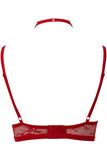 Sheer Evil Bra - Scarlet -
