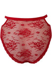 Sheer Evil Panty - Scarlet -