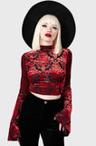 Vassago Long Sleeve Top - Red -