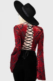 Vassago Long Sleeve Top - Red -