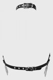 On A Leash Harness Top - Black -