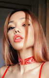 Foxy Cleopatra Choker - Red