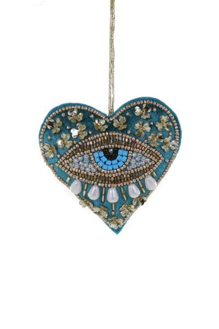 Heart Ojo Ornament