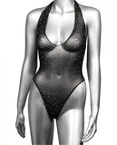 Radiance Deep V Body Suit - Black - One Size