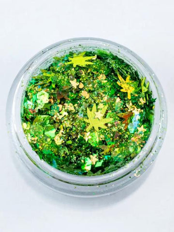 Green Chunky Glitter - Mary Jane