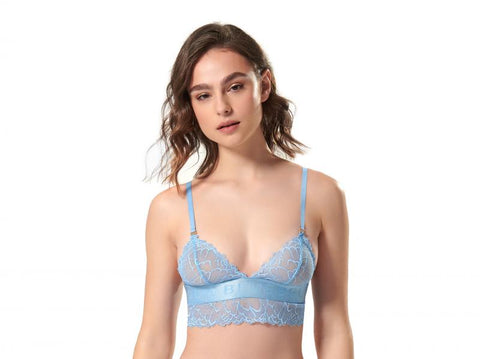 Tori Soft Bralette - Blue Topaz -