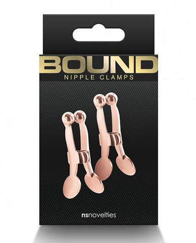 Bound C1 Nipple Clamps - Rose Gold