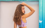 Sequin Velvet Tank - Cosmic Lavender -