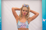 Sequin Velvet Tank - Cosmic Baby Blue -