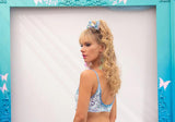 Sequin Velvet Tank - Cosmic Baby Blue -