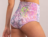 Sequin Velvet Short - Lavender Prism -
