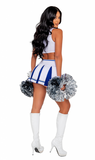 3 Piece Playboy Cheer Squad - White/Blue -