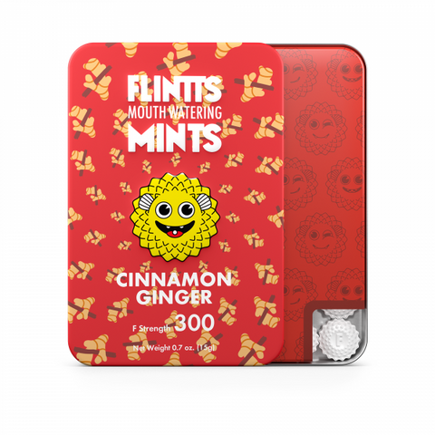 Flintts Mouth Watering Mints - Cinnamon Ginger - Strength 300
