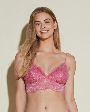 Pret A Porter Bralette - Rani Pink/Chakra Green -