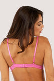 Coccinelle Rainbow Shooting Star Pride Plunge Bra - Pink -