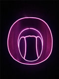 LED Cowboy Hat - Light Pink