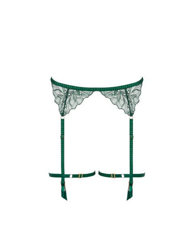 Astra Thigh Harness Suspender - Aventurine Green -