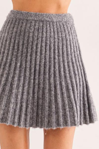 Gray pleated sales skirt adults