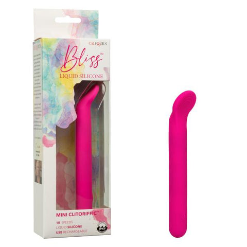 Bliss Liquid Silicone Mini Clitoriffic - Pink