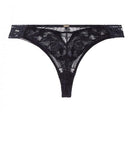 Coeur À Corps Tanga - Noir -