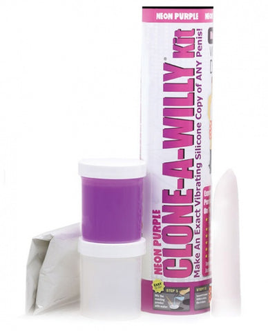 Clone-A-Willy Kit Vibrating - Neon Purple