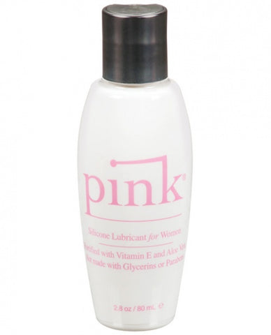 Pink Silicone Lube - 2.8 oz Flip Top Bottle
