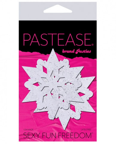Pastease Glitter Snow Flake - White O/S