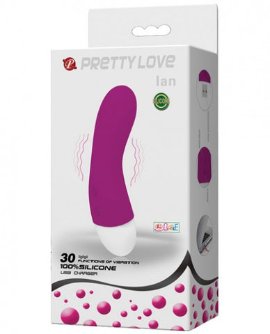 Pretty Love Ian USB Rechargeable Vibrator - Fuchsia
