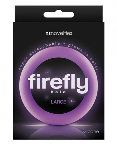 Firefly Halo Large Cockring - Purple