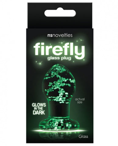 Firefly Clear Glass Plug Small - Glow