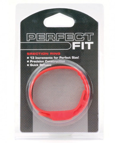 Perfect Fit Speed Shift 17 Adjustments Cock Ring - Red