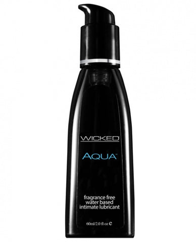 Wicked Sensual Care Aqua Waterbased Lubricant - 2 oz Fragrance Free
