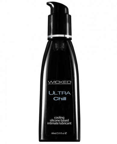 Wicked Sensual Care Ultra Chill Cooling Sensation Silicone Based Lubricant - 2 oz Fragrance Free